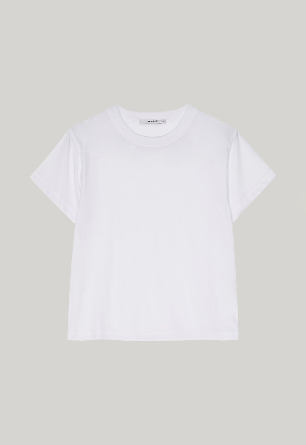 Jac+Jack BABY COTTON TEE in White